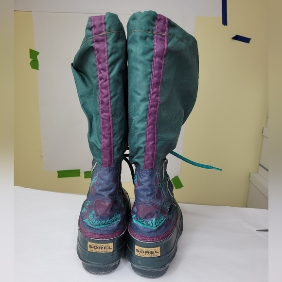 Sorel Boots Vintage Freestyle Lined Waterproof Retro 80s 90s Snow Winter size 6 - Picture 11 of 15